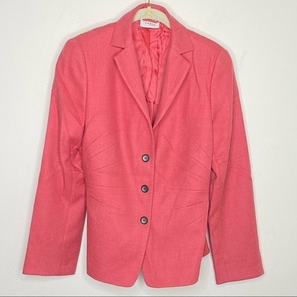 Akris Punto wool cashmere 3 button blazer - Picture 1 of 8